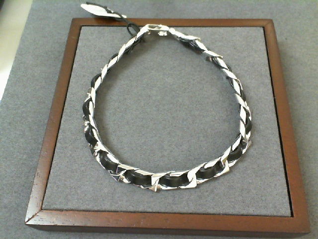 Sterling Silver Curb Chain wit