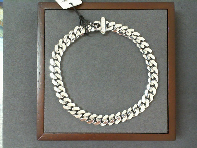 Sterling Silver Curb Chain Bra
