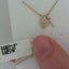 14k yellow gold heart and key