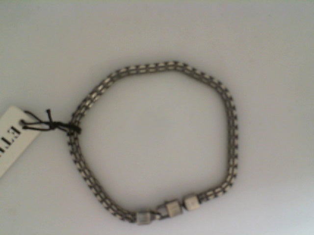 Sterling Silver Box Chain Brac