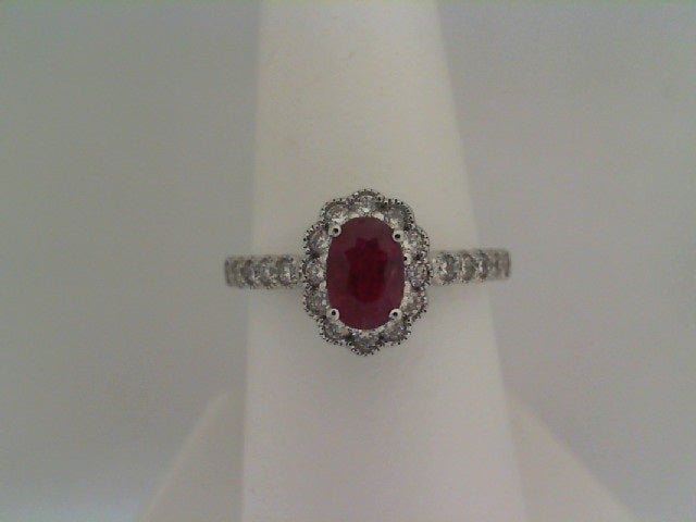 Ruby and Diamond Ring 14k
6x4