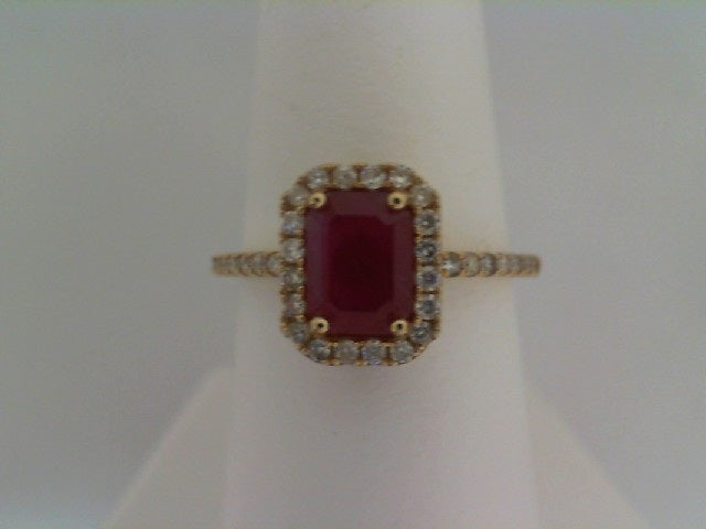 Ruby and Diamond Ring 14k
Rub