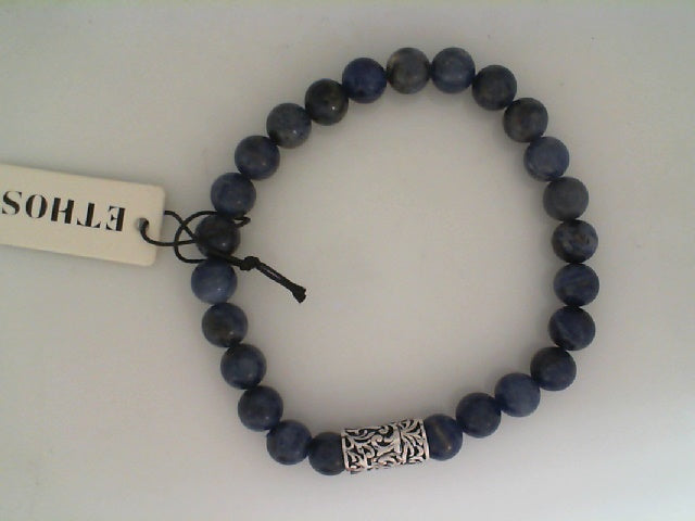 8mm Sodalite Beaded Bracelet w