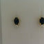 Sapphire and Diamond Studs 14k