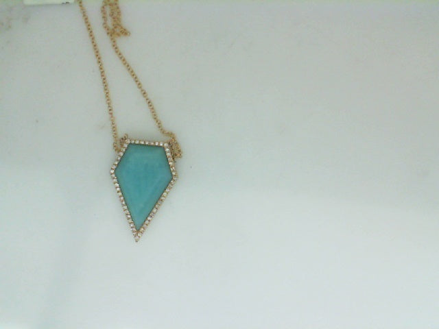 14K Yellow Gold
Amazonite 5.3