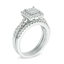 1-1/4 CT. T.W. Princess Cut Diamond Bridal Set in 14K White Gold
