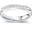 14K White Gold Diamond Wedding Ring .10 ctw